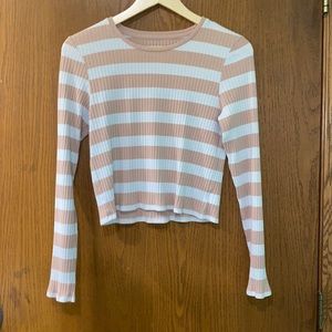 AMERICAN EAGLE STRIPED LONG SLEEVE